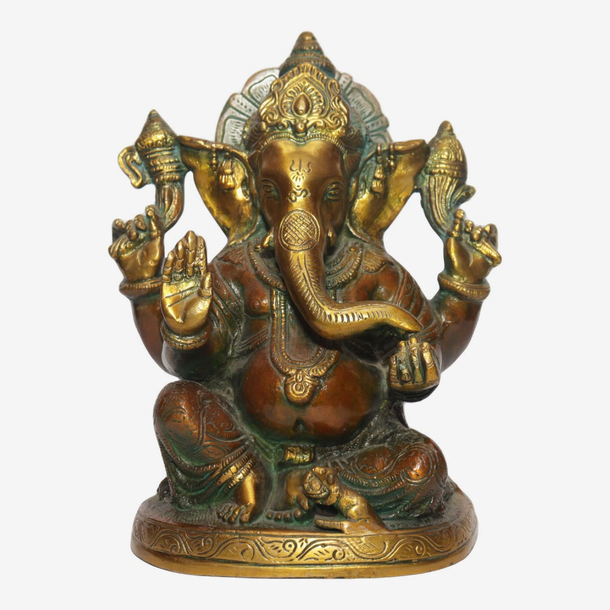 Seven Chakra Handicraft - Large Sized Ganesh Statue 23 cm 3.91 Kg
