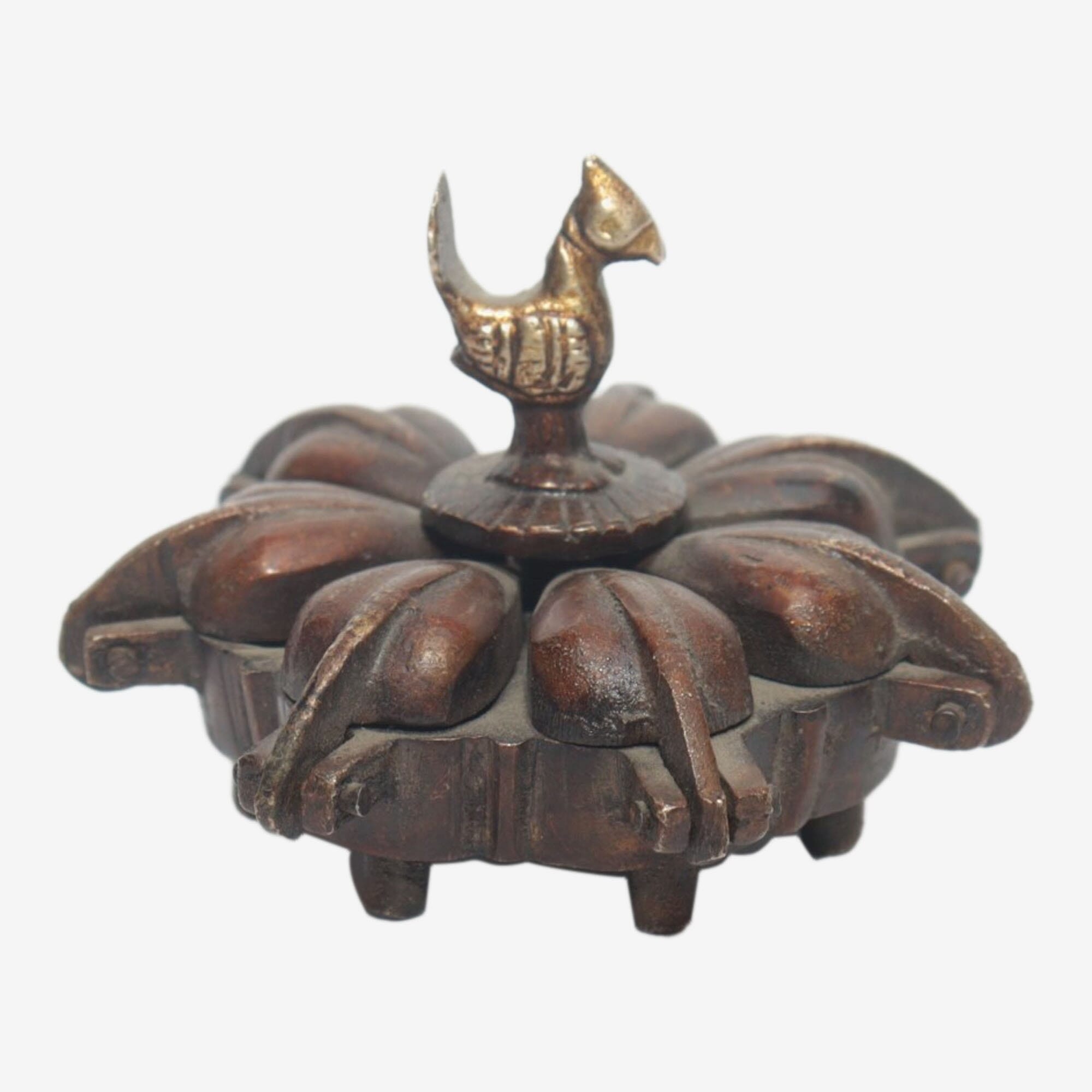 Seven Chakra Handicraft - Large Sized Tika Box 10 cm 580 g