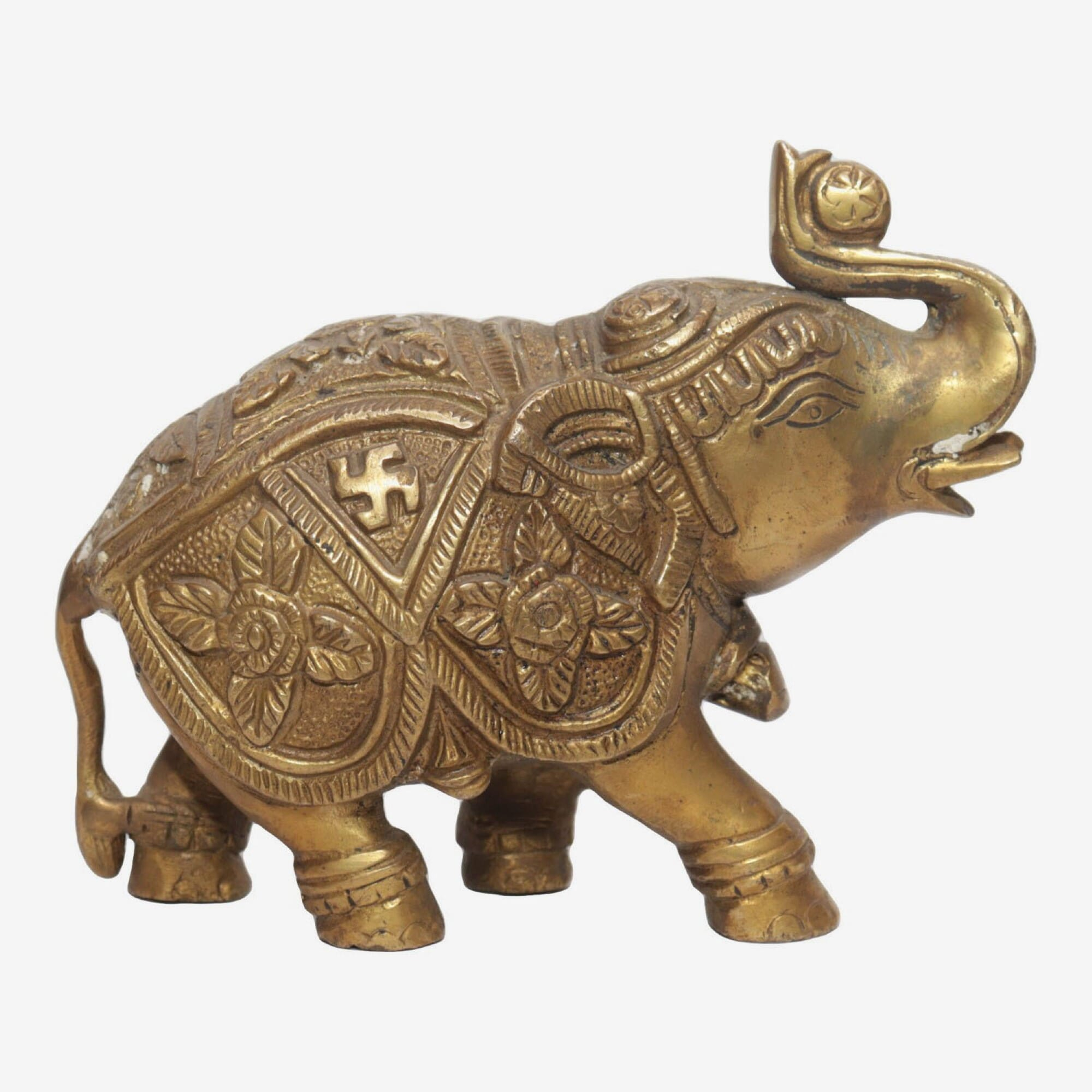 Seven Chakra Handicraft -Large Sized Elephant Statue 13 cm 3.080 Kg