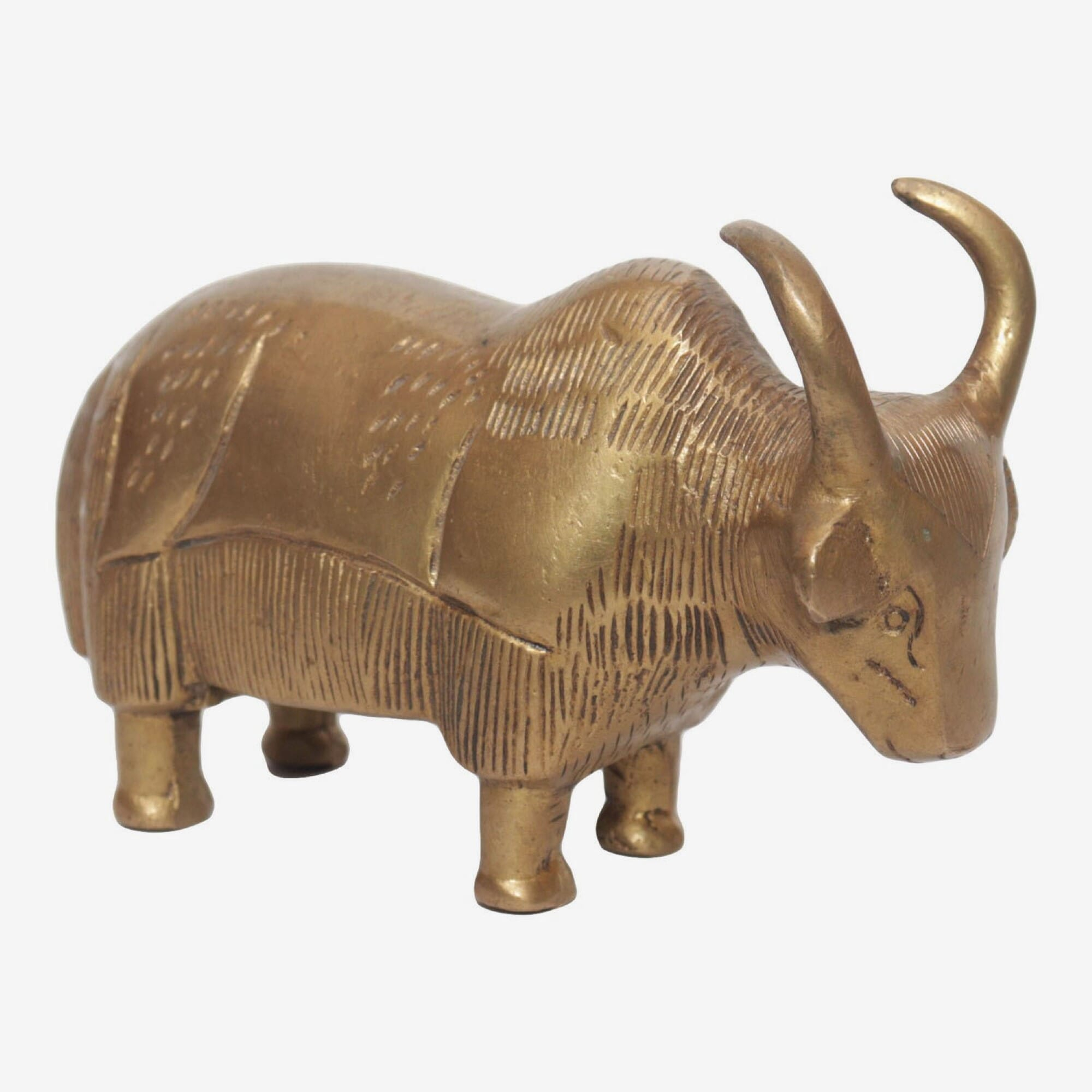 Seven Chakra Handicraft - Large Sized Himalayan Yak 14 cm 770 g
