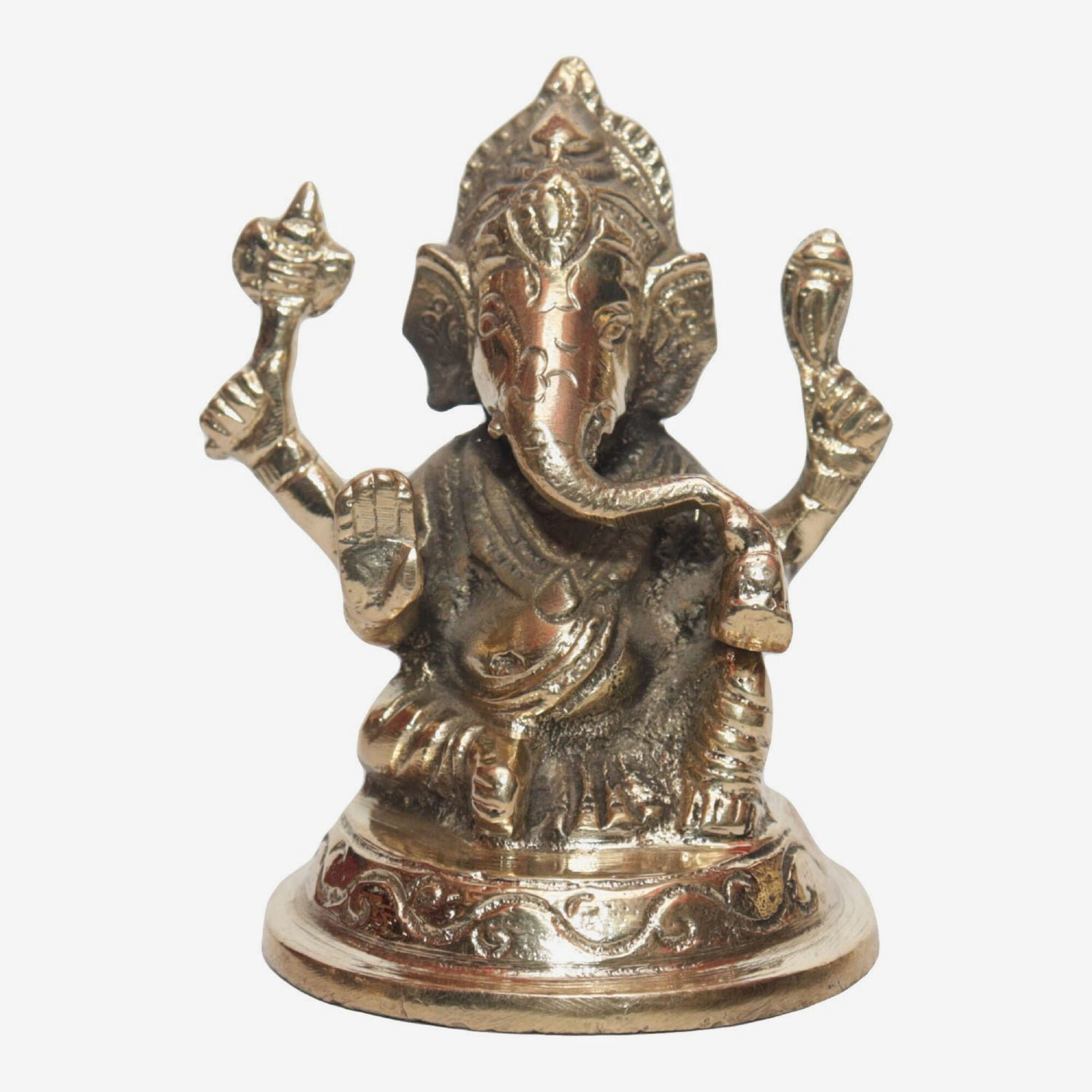 Seven Chakra Handicraft - Lord Ganesh Statue 8 cm 350 g