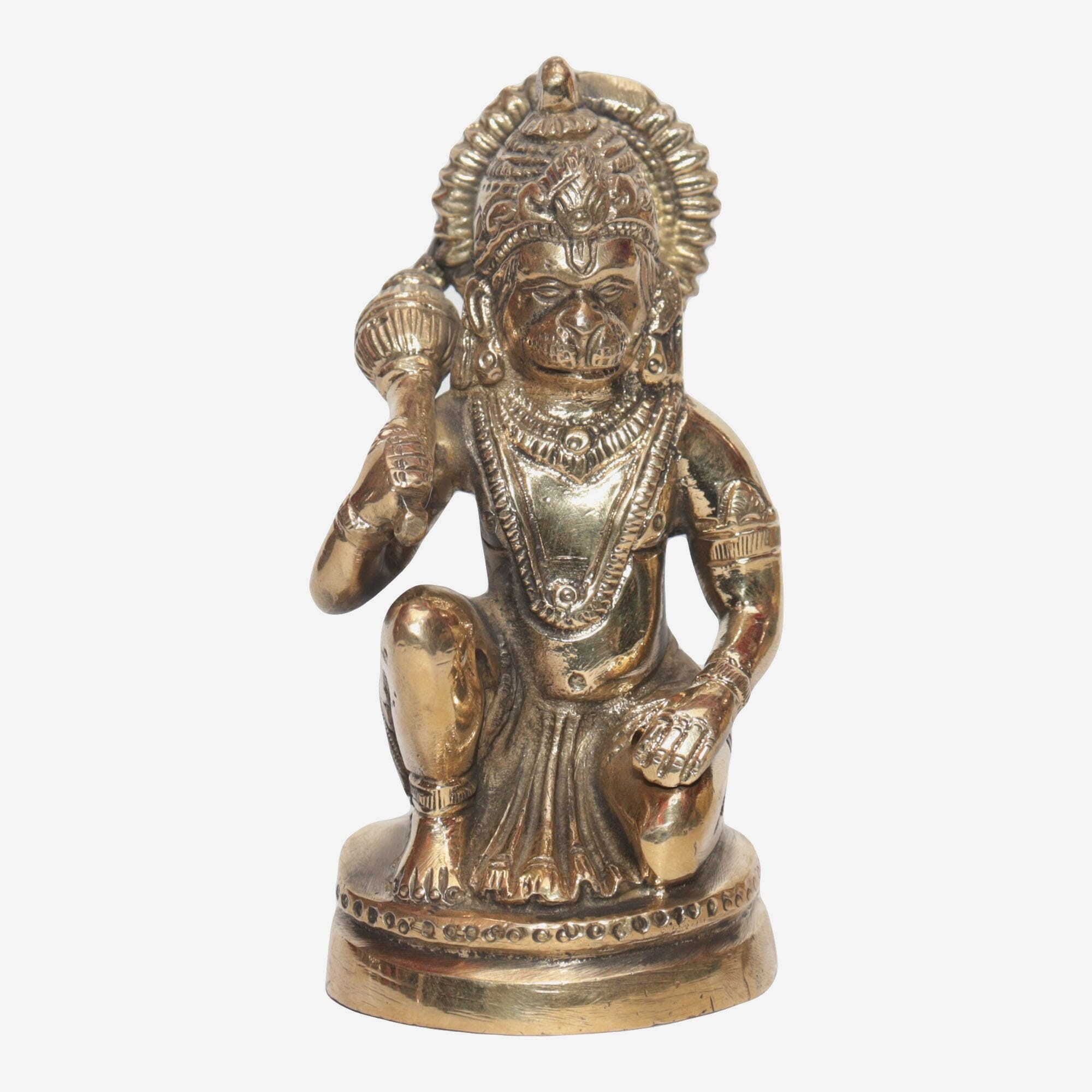 Seven Chakra Handicraft -Small Sized Lord Hanuman Statue 13 cm 820 g