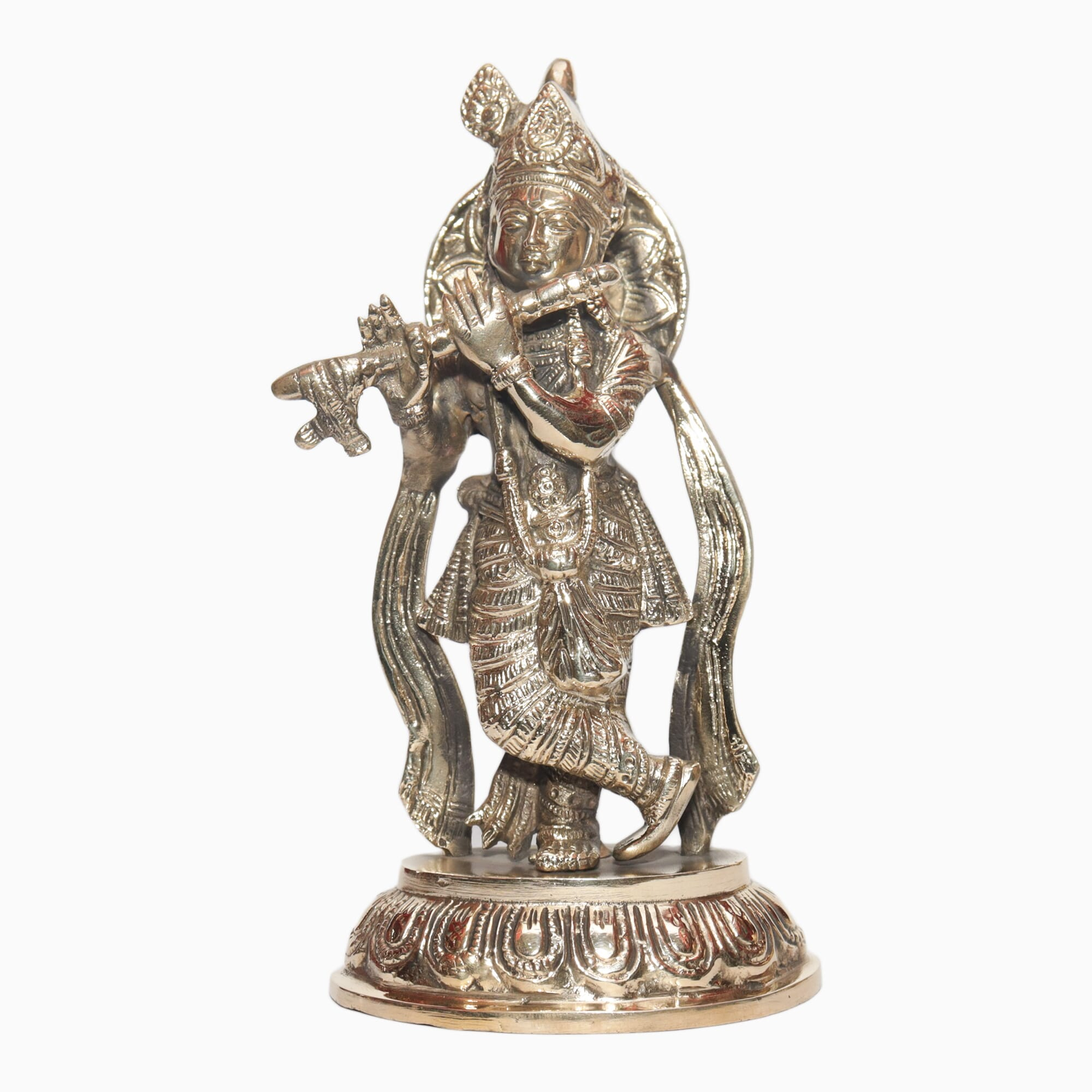 Seven Chakra Handicraft  - Lord Shree Krishna Statue 20 cm 1.120 Kg