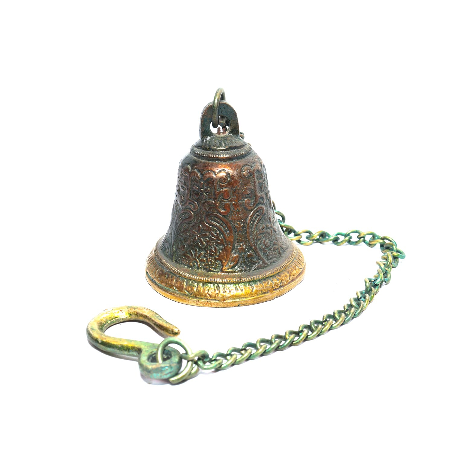 Seven Chakra Handicraft - 42cm size Hanging Bell (with Chain)