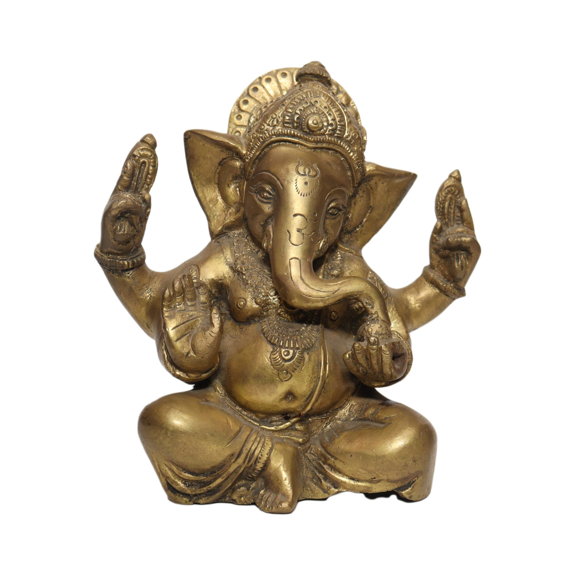 Seven Chakra Handicraft - 17cm Size Ganesh Statue