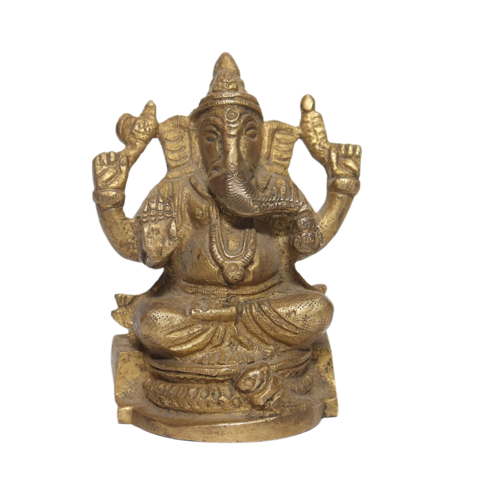 Seven Chakra Handicraft - 8cm Size Ganesha Statue
