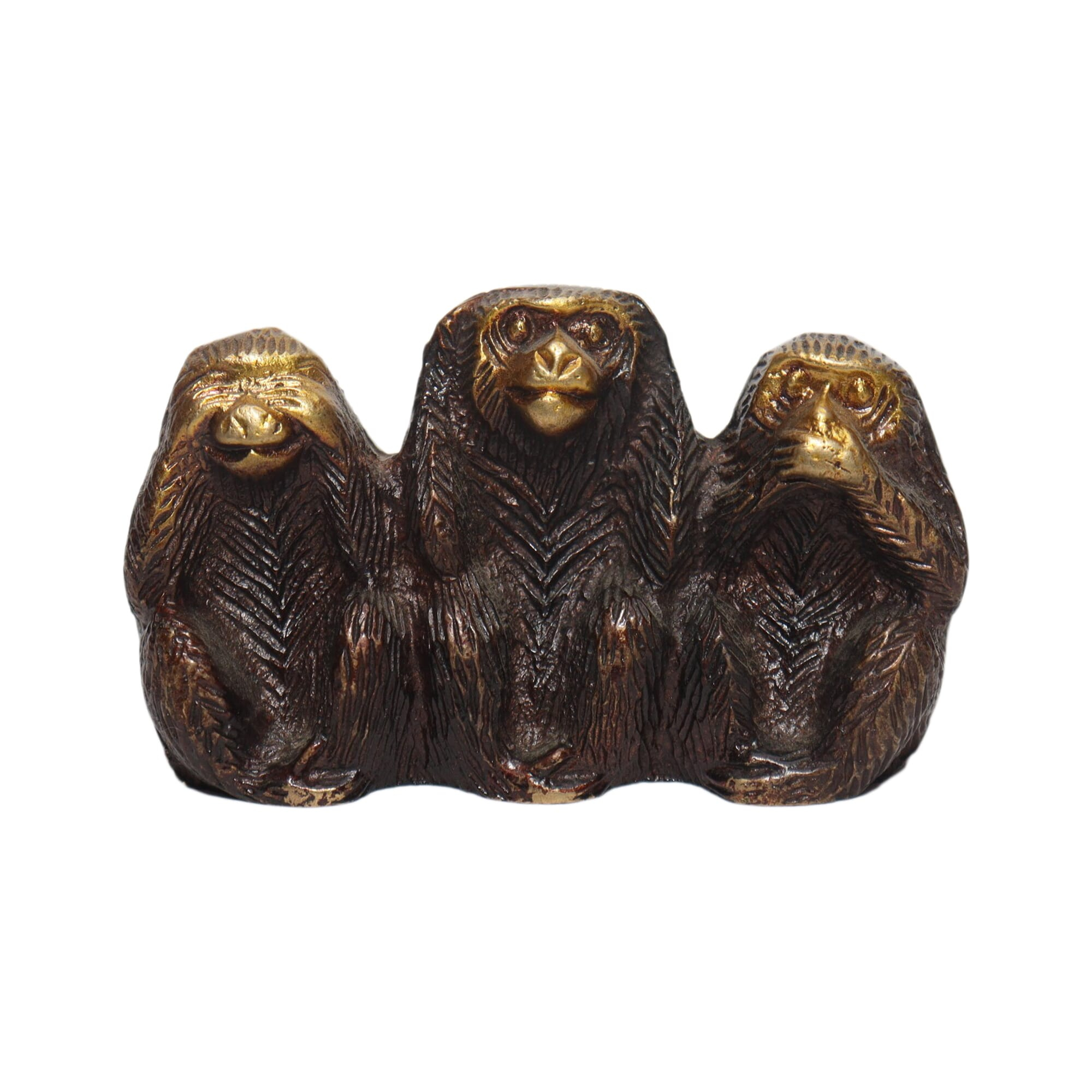Seven Chakra Handicraft-8cm Size 3 Monkeys Statue