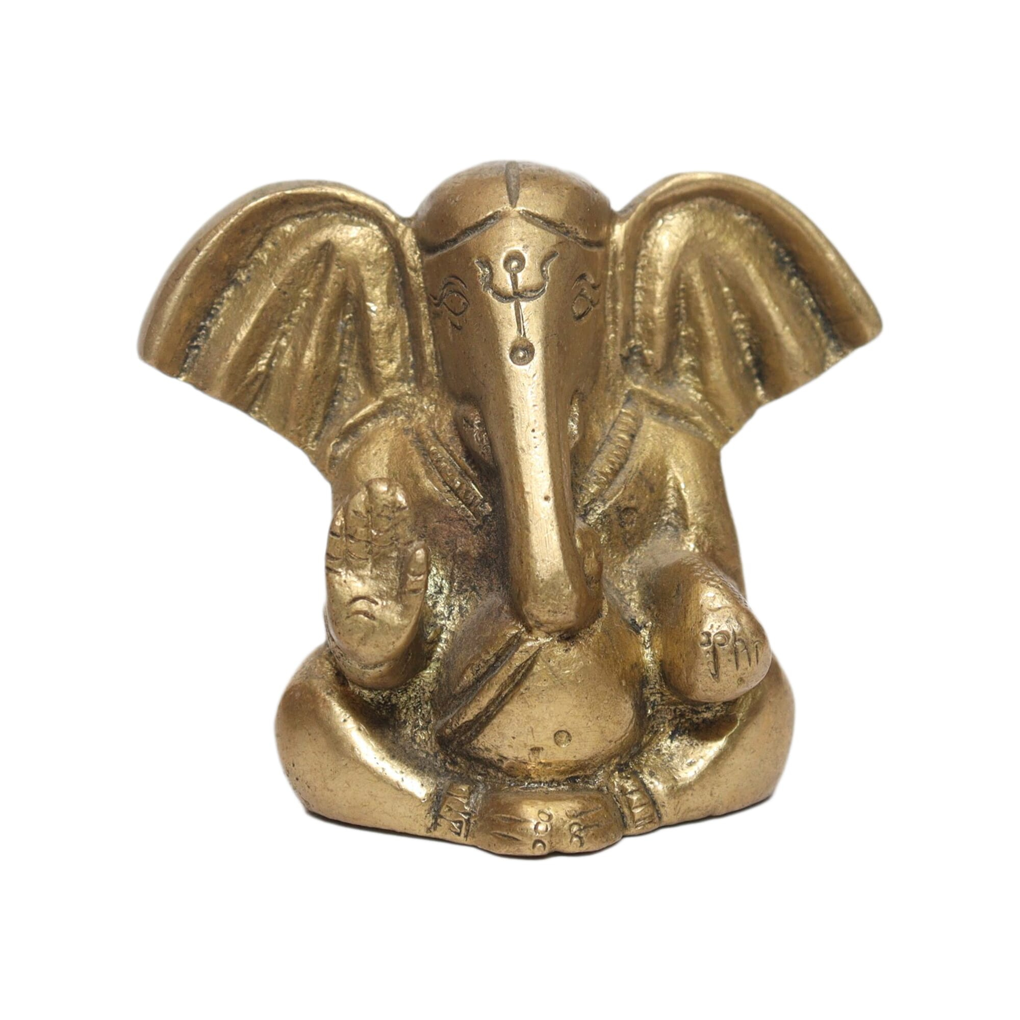 Seven Chakra Handicraft - 5cm Size Large Ears Ganesh Statue