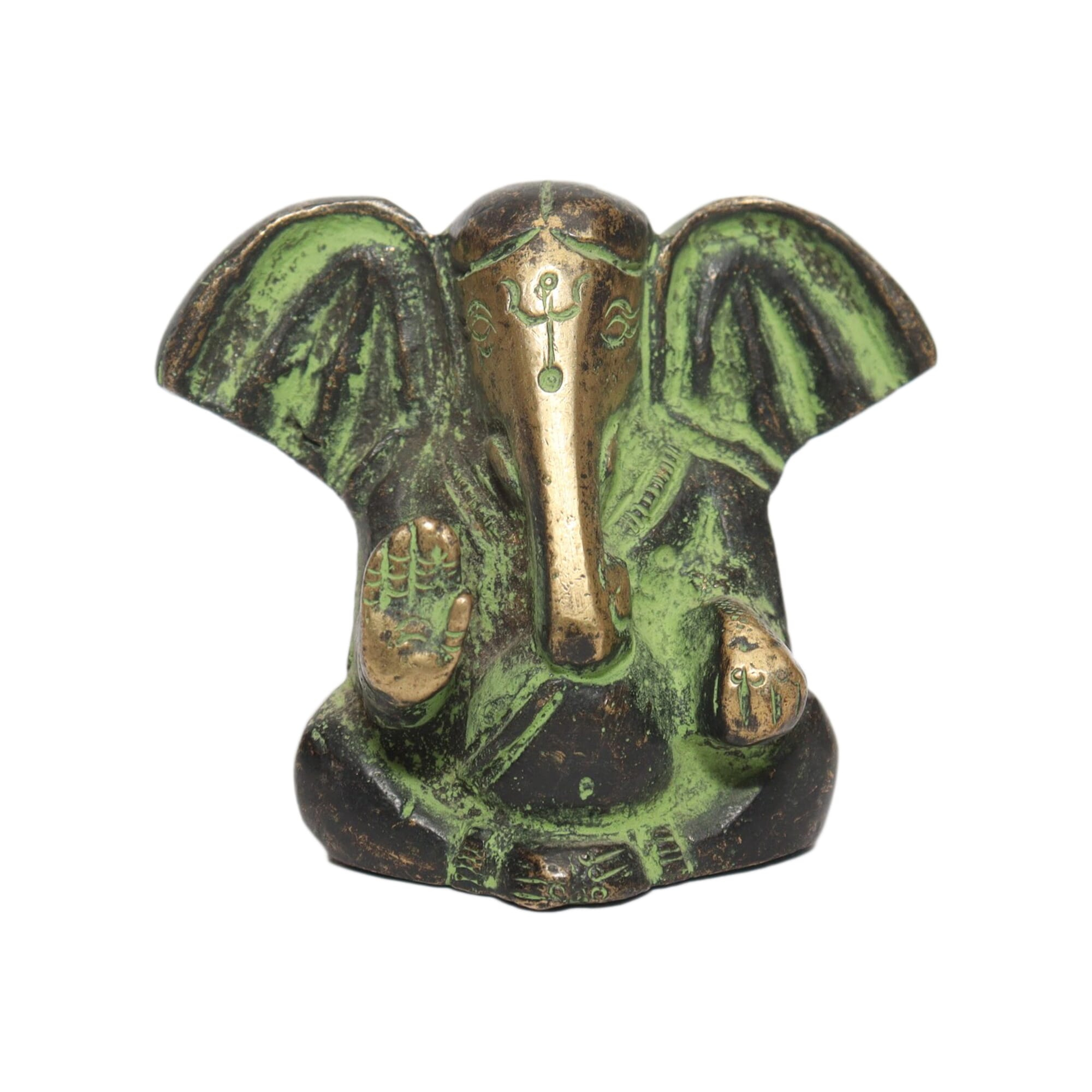 Seven Chakra Handicraft-5cm Size Large Ears Ganesh Statue