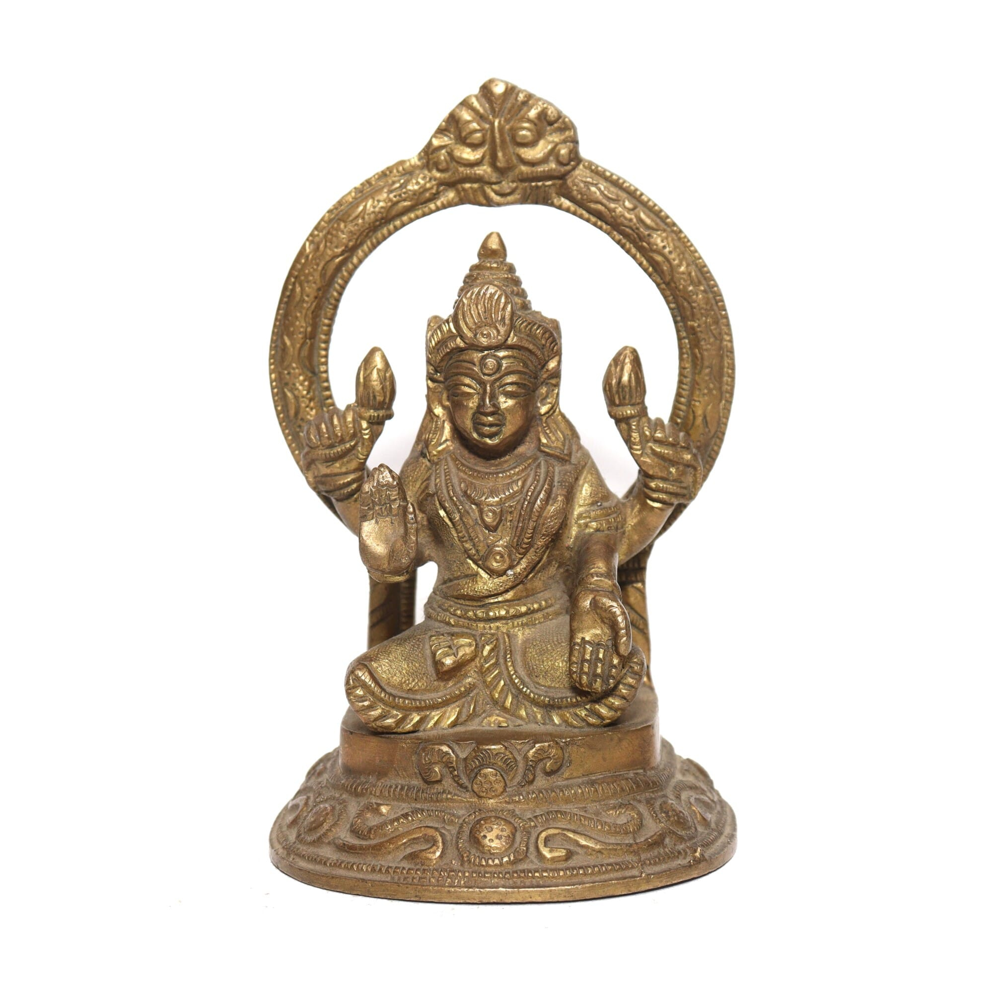 Seven Chakra Handicraft - 14cm Size Laxmi Statue