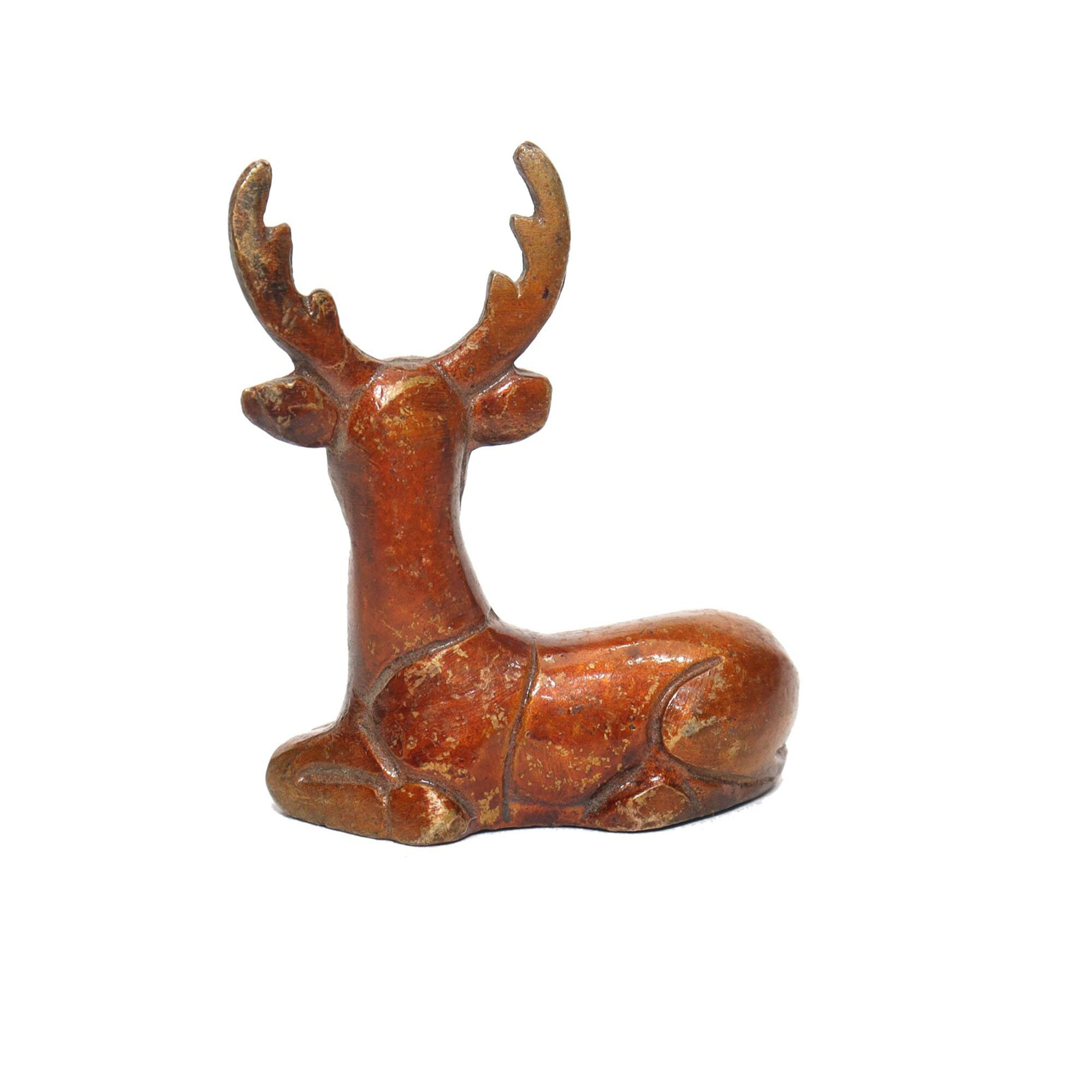 Seven Chakra Handicraft - 6cm size Deer Left sided Statue