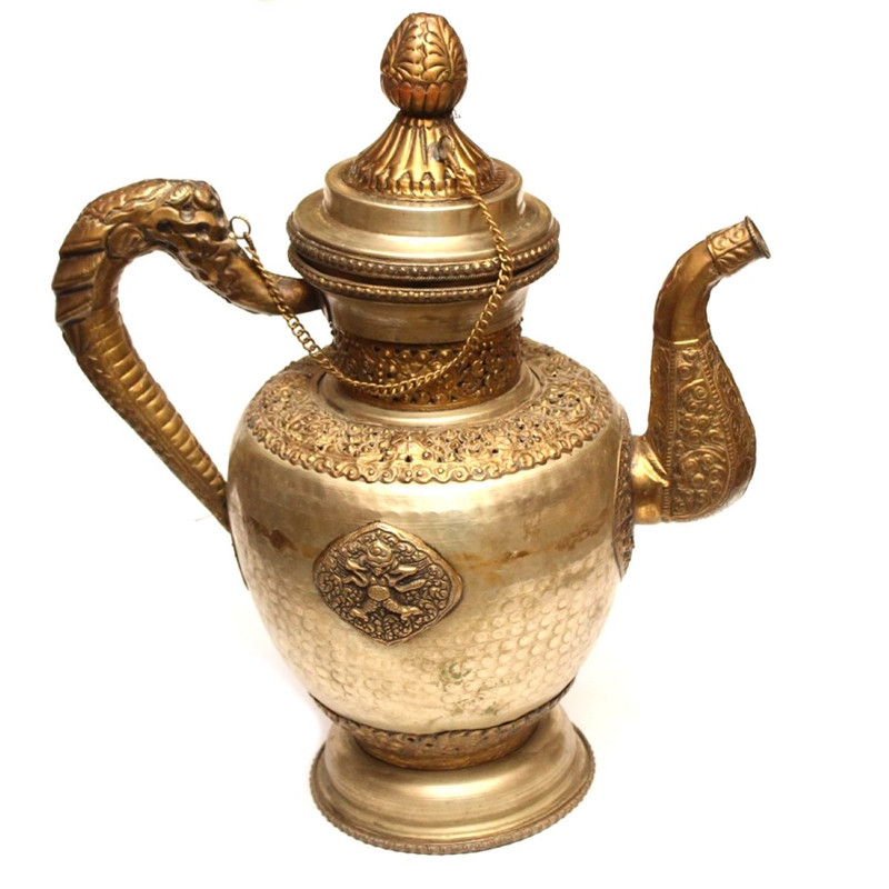 Seven Chakra Handicraft - Golden Décor Teapot