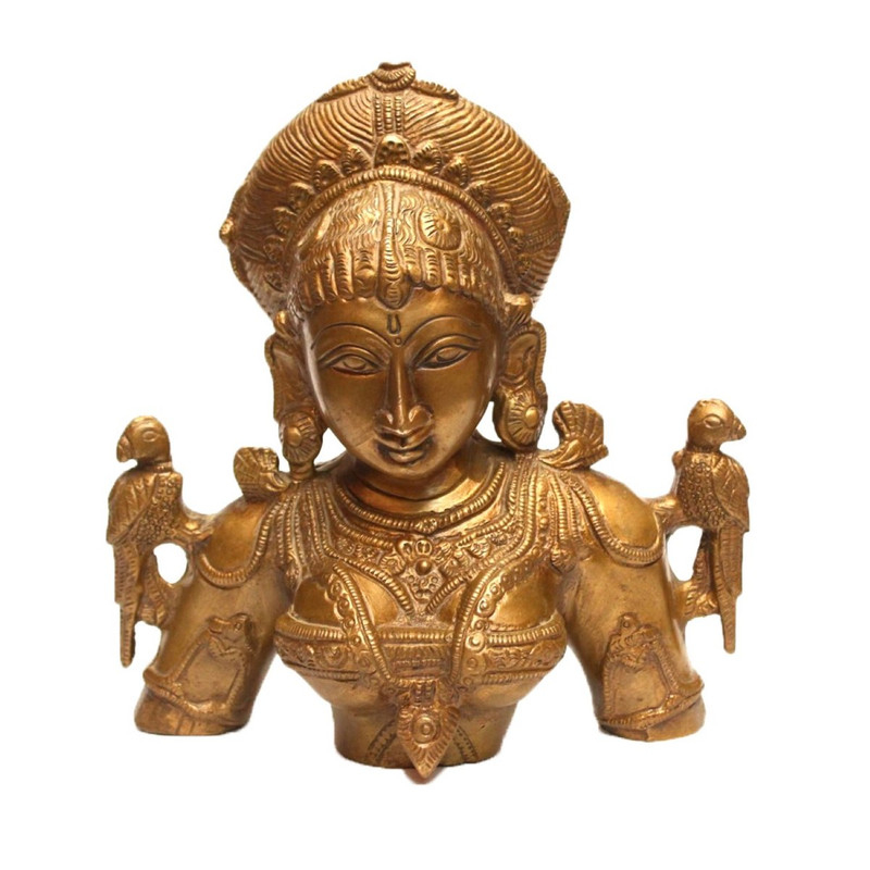 Seven Chakra Handicraft -Golden Parvati Statue