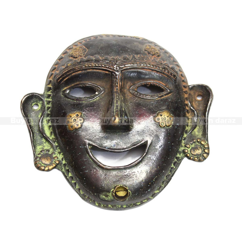 Seven Chakra Handicraft - Black African Tribe Mask