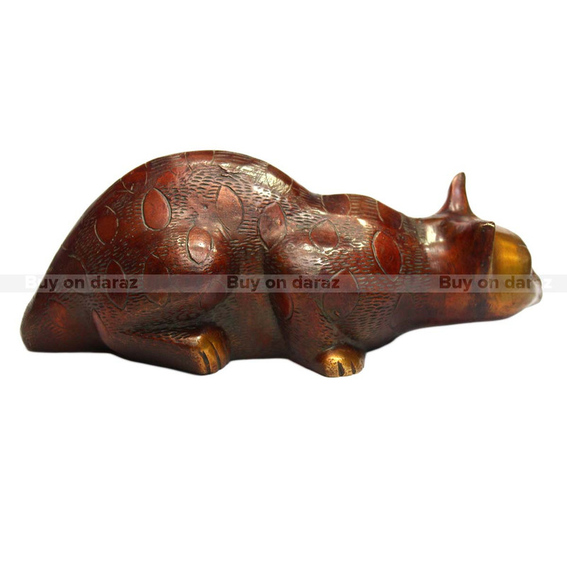 Seven Chakra Handicraft - Red6" Ginger Cat Statue/Décor