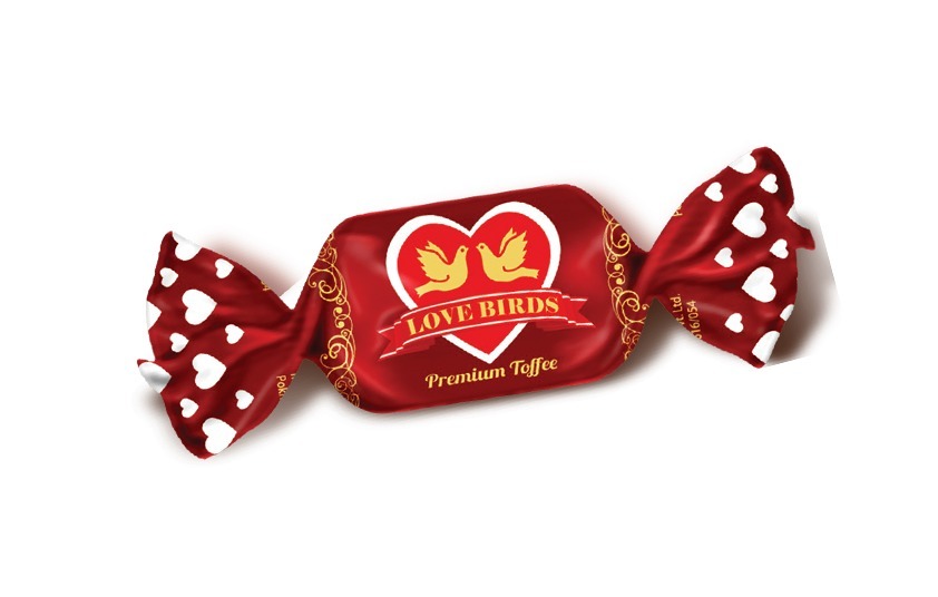 Lovebirds Toffee Packet 4.5 gm X 60pcs X 20pkt