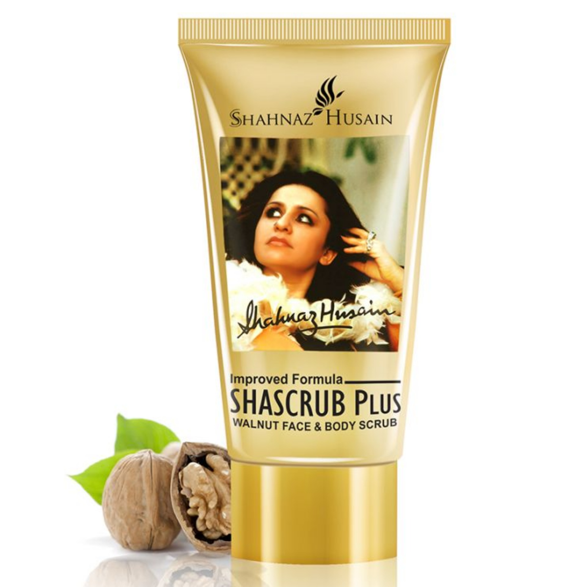 Shahnaz Husain Shascrub Plus - Walnut Face & Body Scrub 40 Gms.