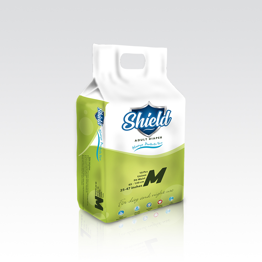 Shield Adult Diapers Medium 10pcs