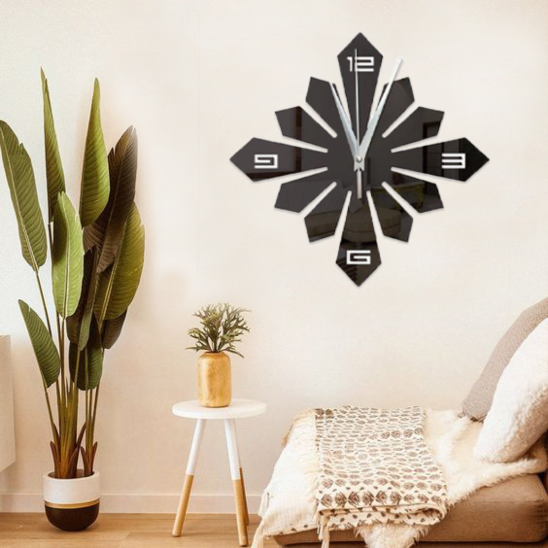 Ressence Decor - Designer Black Clock