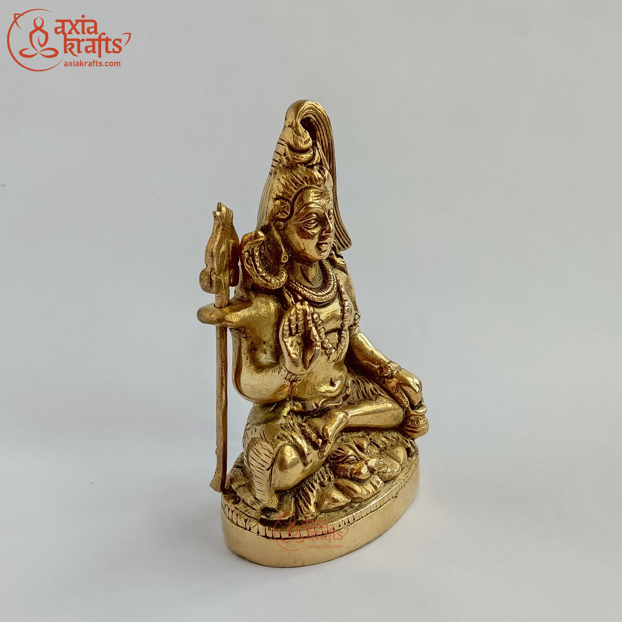 Axia Krafts Shiva Statue 5 Inches| Mahadev 