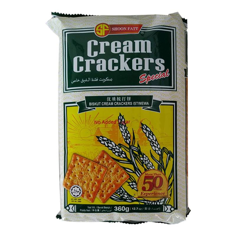 Shoon Fatt Cream Crackers Sugar Free Istimewa 360gm