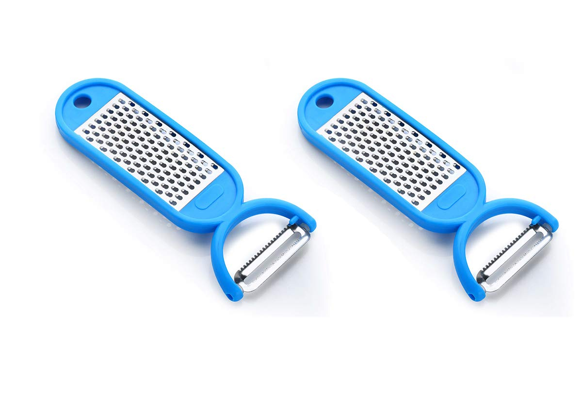 Signoraware 2 in 1 Grater cum Peeler Steel for cheese and Vegetables