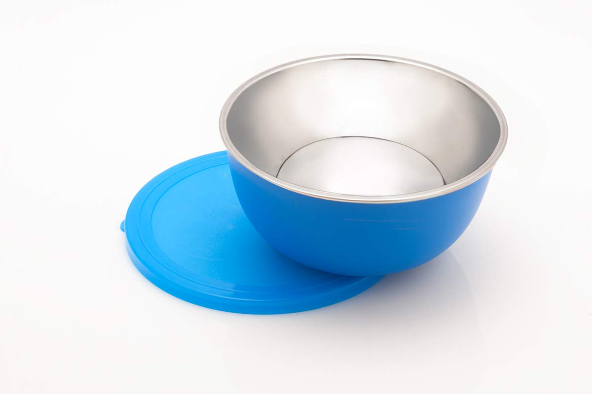 Classic Micro Steel Bowl 800 Ml. (Round)-Blue