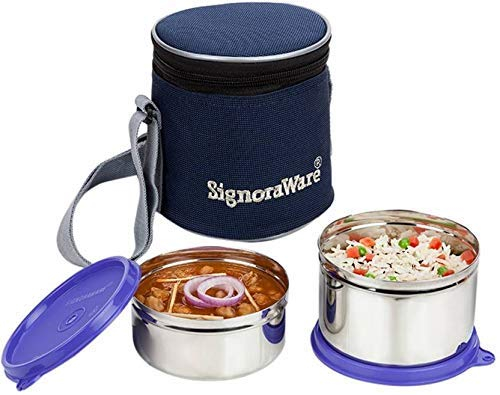 Signoraware Executive Steel Small Lunch Box