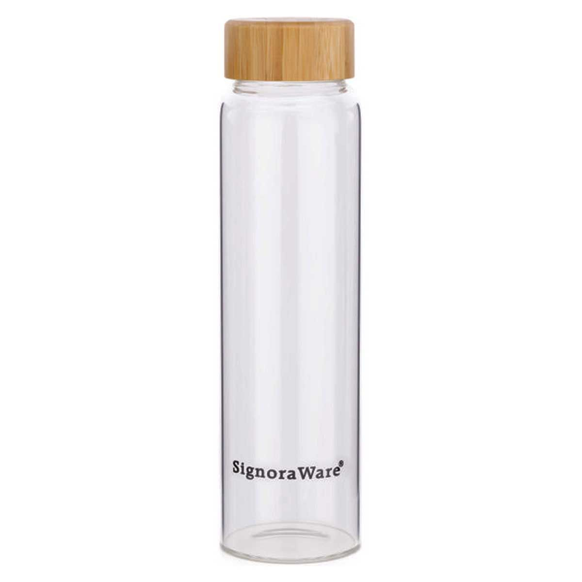 Signoraware Bamboo Glass Bottle 750ml