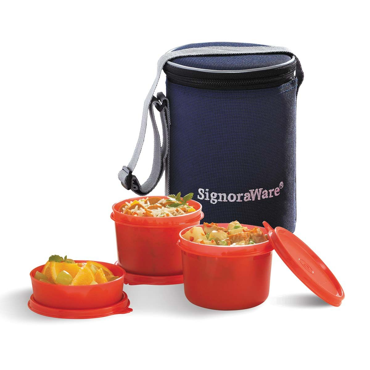 Signoraware Executive Lunch Box Medium(with Bag)