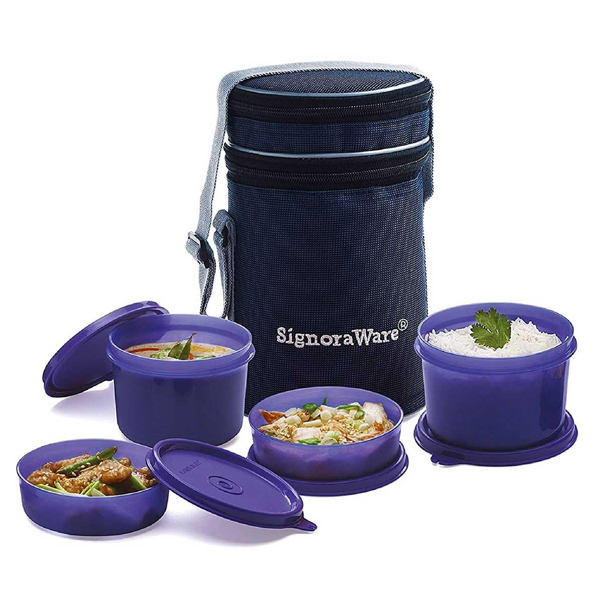 Signoraware Executive Lunch Box(with Bag)