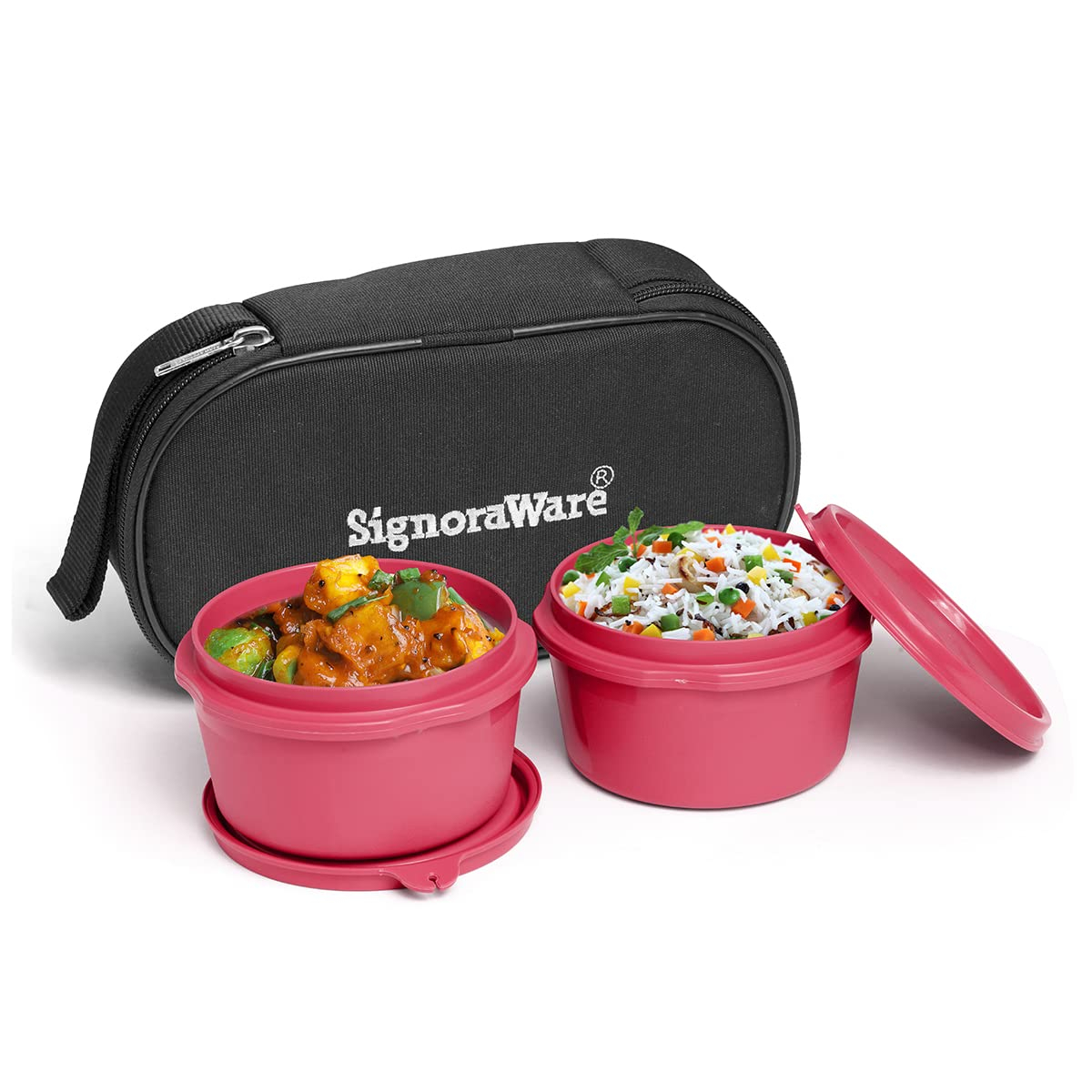 Signoraware MicroSafe Midday Steel Lunch Box