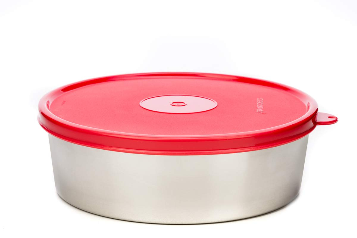 SignoraWare Steel Papad and Chapati Box 1750ml