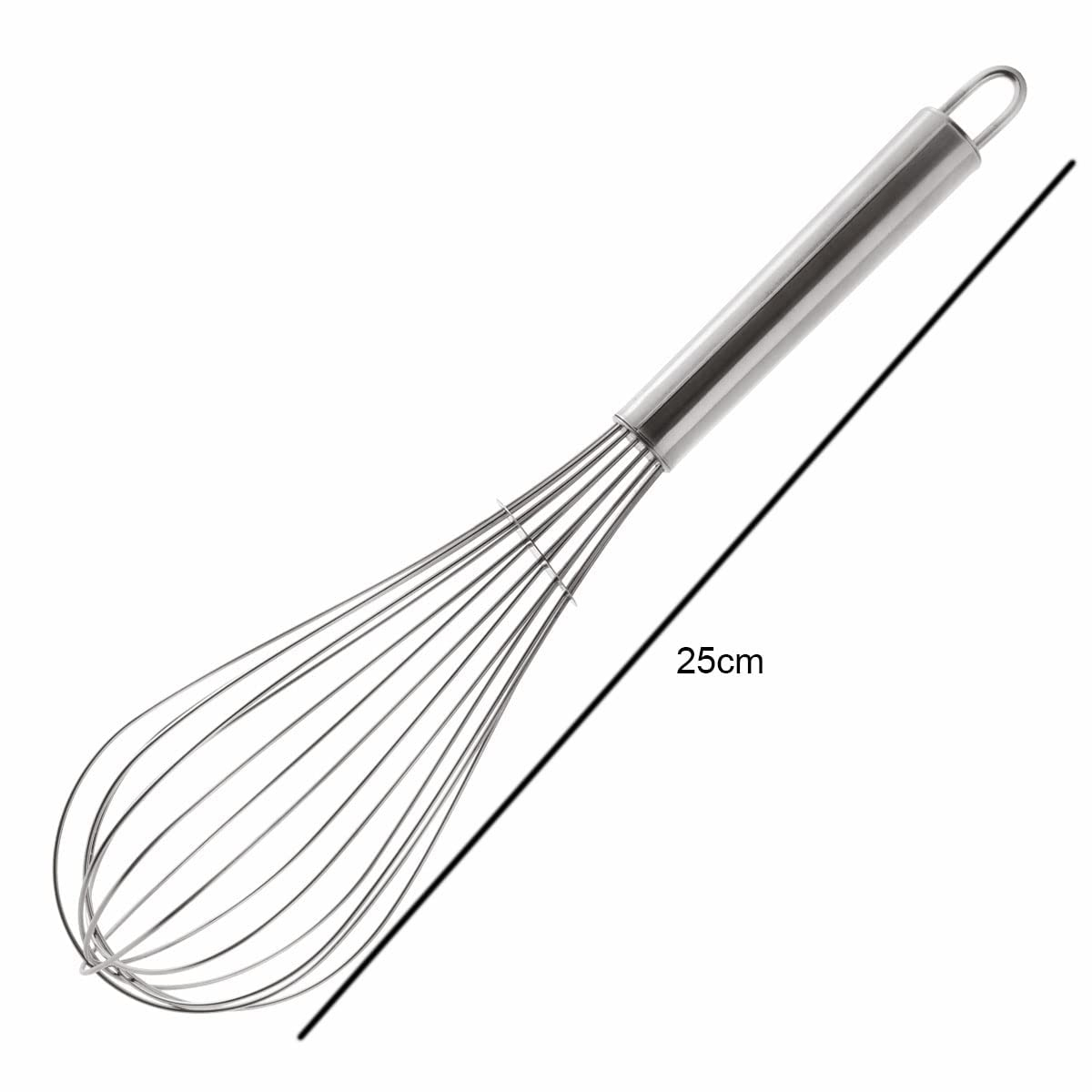 Signoraware Whisk 25cm Round Steel Handle