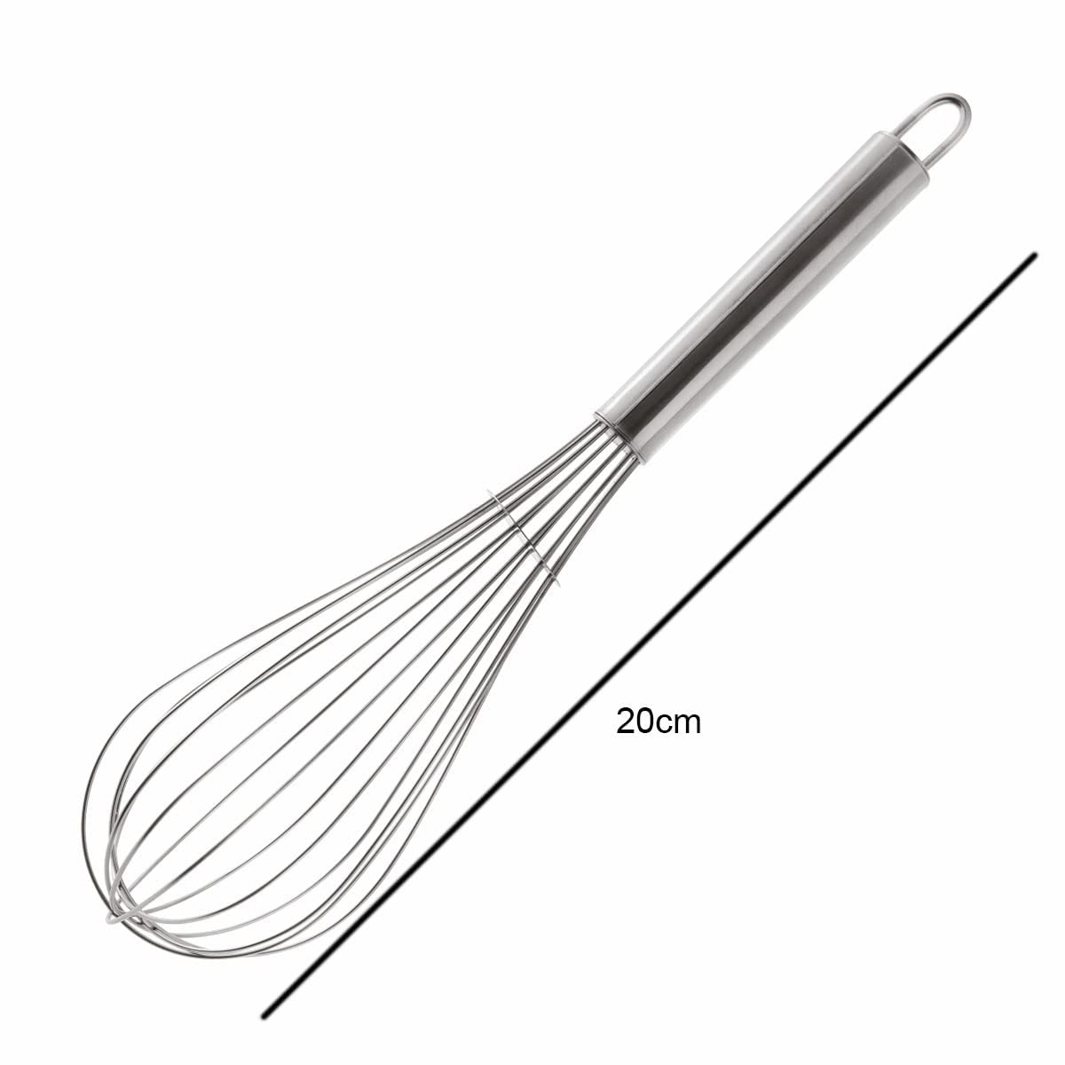 Signoraware Whisk 20cm Round Steel Handle