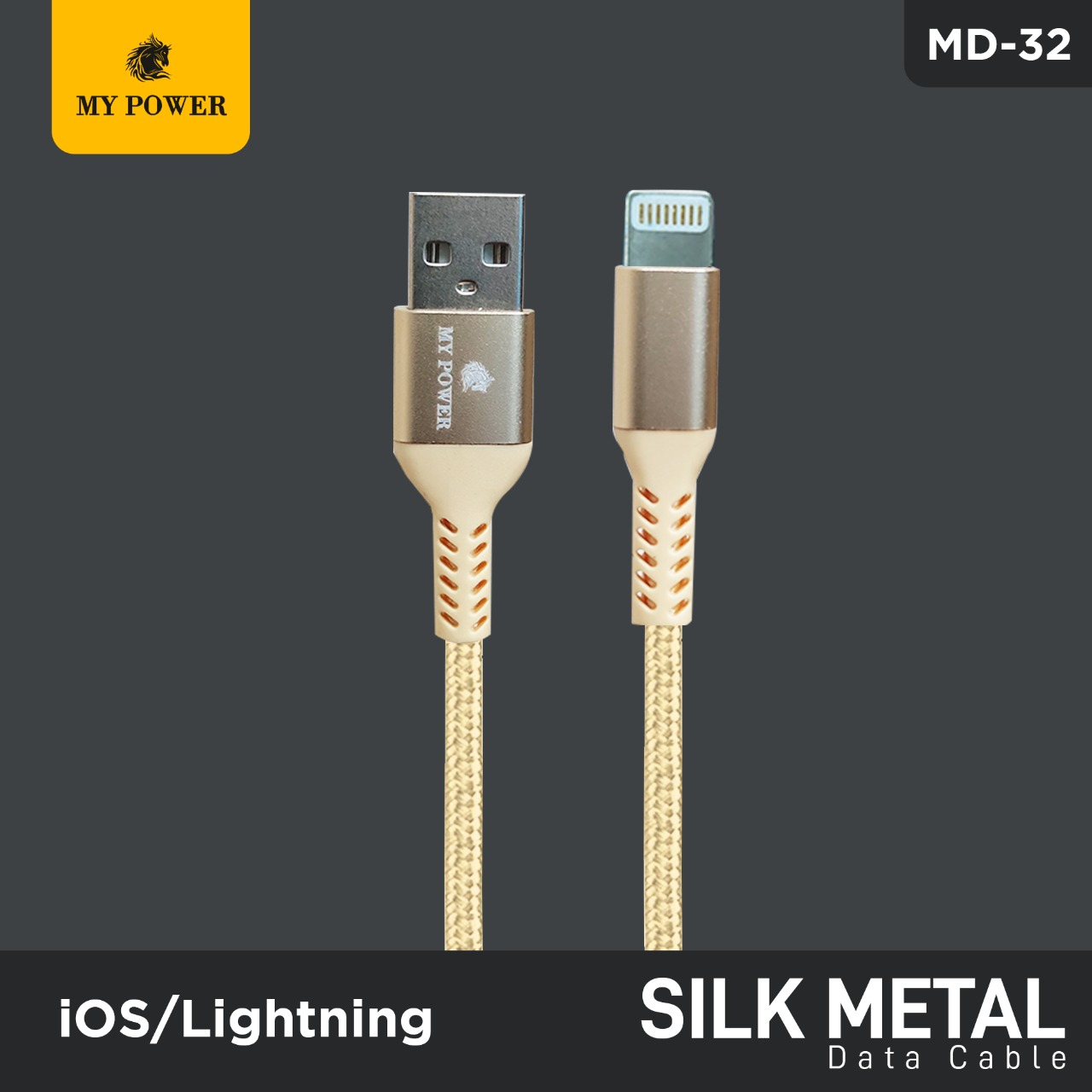 My Power Data Cable Silk IOS MD 32