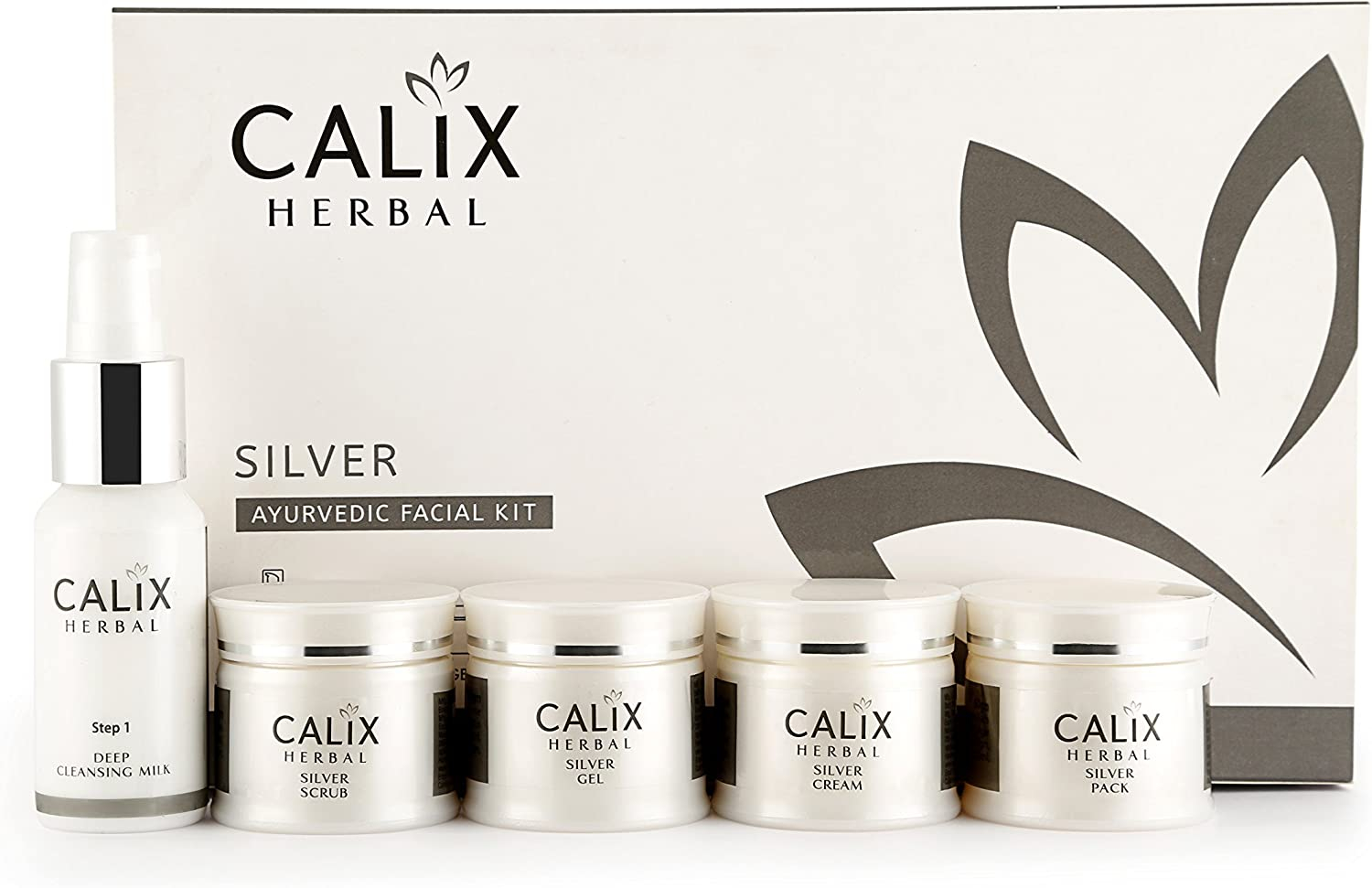 Calix Herbal Silver Ayurvedic Facial Kit, 260g