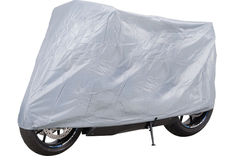 Laughing Buddha - Silver Tech Motorbike and Scooter Cover Size L (130 cm x 230 cm) – Silver