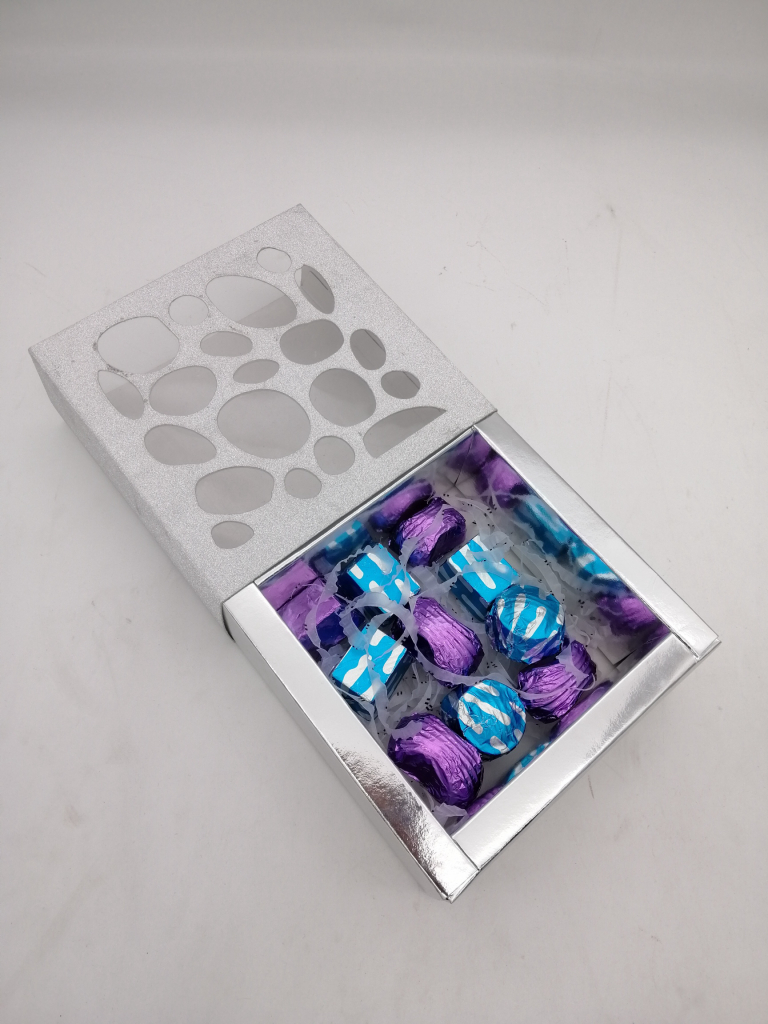 The Chocolate Garden Silver Chocolate Box TCGI020
