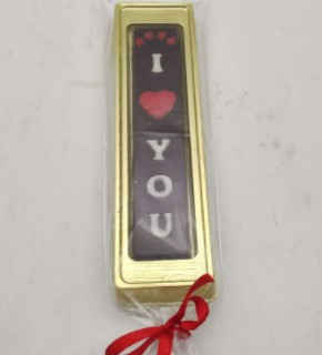 The Chocolate Garden's I LOVE U Valentine Chocolate Bar