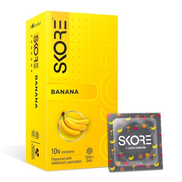 Skore Banana with 1500+raised Dots - 10s