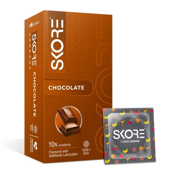 Skore Chocolate with 1500+raised Dots 10s
