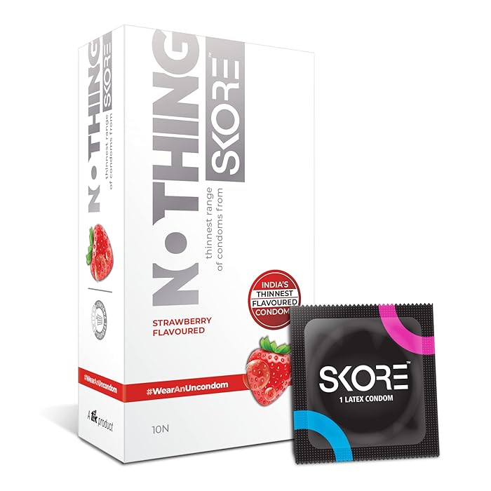 Skore Nothing Strawberry 10s Condom