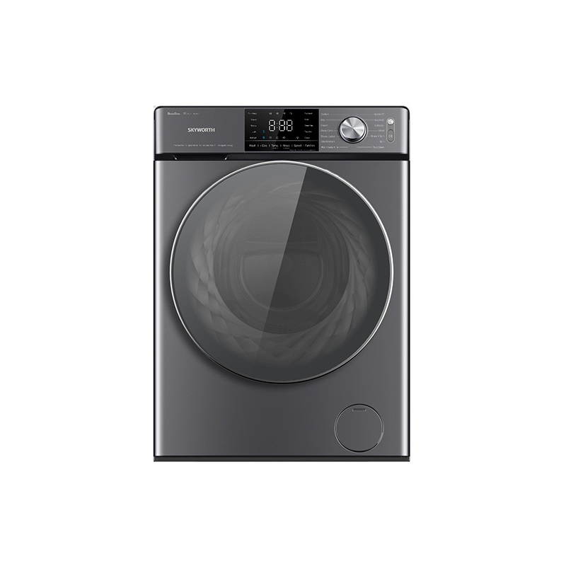 Skyworth Washing Machine 10 Kg Fully Automatic Front Loading with Inverter Direct Drive Motor -F1014Grdn