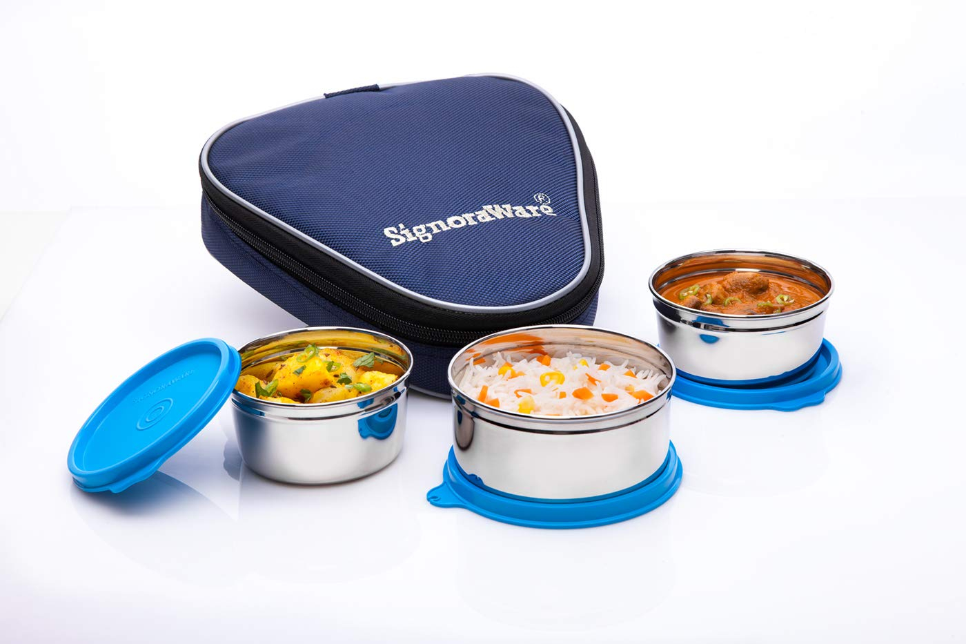 Sleek Steel Lunch Box