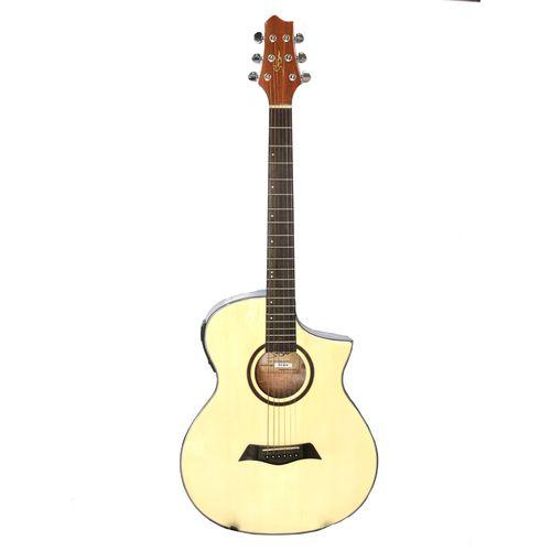 Smiger Fn-20-N White 40; Acoustic Guitar With Equalizer & Tuner