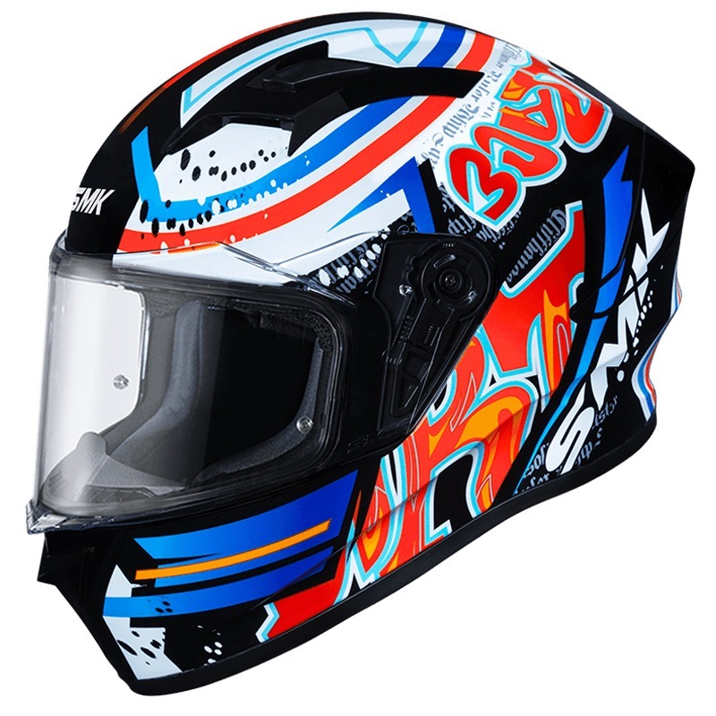 Smk Stellar Graffitti Gl237(l) - Full Face Helmets