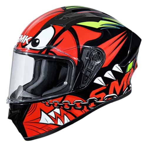 Smk Helmet Stellar - Monster Gl231 Full Face Helmet