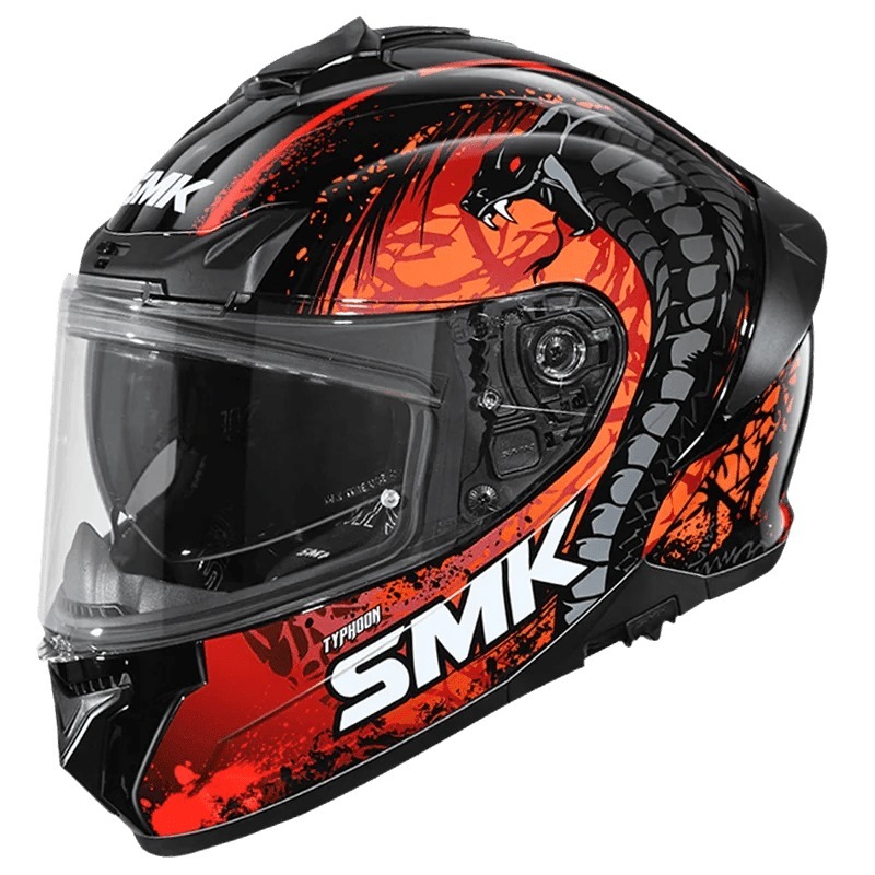 Smk Typhoon Reptile Gl273 Full Face Motorcycle Helmet