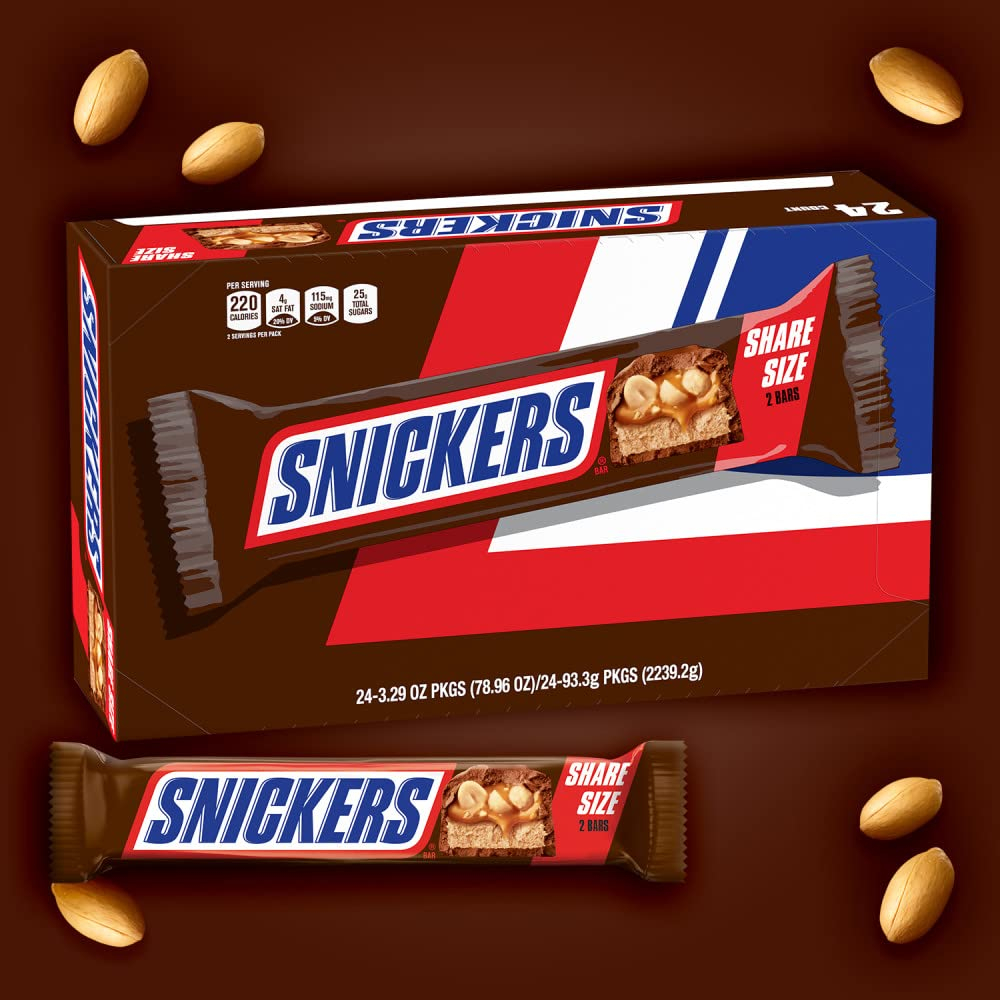 Mars Snickers 2bars Milk Chocolate 3.29oz